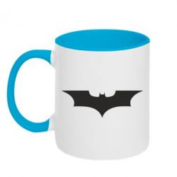 Чашка двухцветная 320ml Летучая мышь - PrintSalon