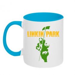 Чашка двухцветная 320ml Linkin Park Album - PrintSalon
