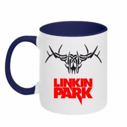 Чашка двокольорова Linkin Park Logo-PrintSalon Чашка двокольорова Linkin Park Logo