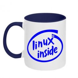 Чашка двокольорова Linux Inside