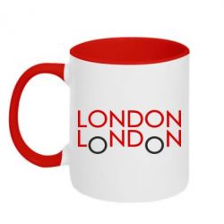 Чашка двухцветная 320ml London - PrintSalon