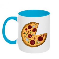 Чашка двокольорова Love Pizza