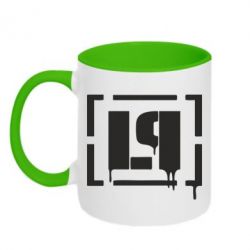 Чашка двокольорова LP