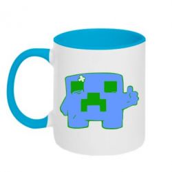Чашка двухцветная 320ml Mad Player - PrintSalon