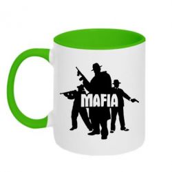 Чашка двухцветная 320ml Mafia - PrintSalon