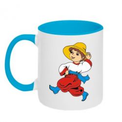 Чашка двокольорова Маленький українець - PrintSalon