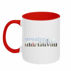 Чашка двухцветная 320ml Маріуполь - PrintSalon