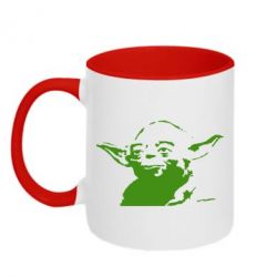 Чашка двокольорова Master Yoda