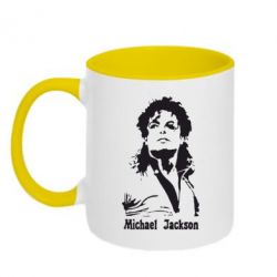 Чашка двокольорова Майкл Джексон - PrintSalon