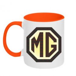 Чашка двухцветная 320ml MG Cars Logo - PrintSalon