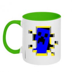 Чашка двухцветная 320ml Minecraft 3D