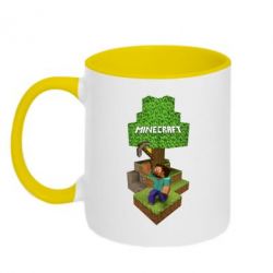 Чашка двокольорова Minecraft Steve