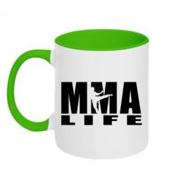Чашка двокольорова MMA Life - PrintSalon