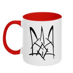 Чашка двокольорова Молодіжний герб - PrintSalon