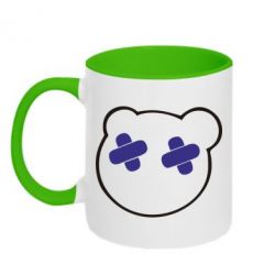 Чашка двокольорова мордочка