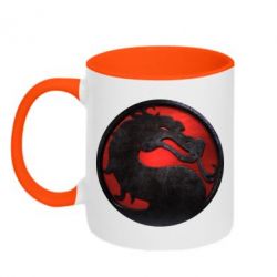 Чашка двокольорова Mortal Kombat Logo