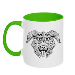 Чашка двухцветная 320ml Mr. Pickles Art - PrintSalon