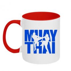 Чашка двокольорова Муай Тай