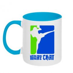 Чашка двухцветная 320ml Muay Thai Champion - PrintSalon