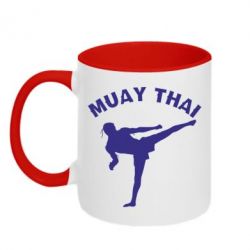 Чашка двухцветная 320ml Muay Thai - PrintSalon