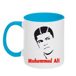 Чашка двухцветная 320ml Muhammad Ali - PrintSalon
