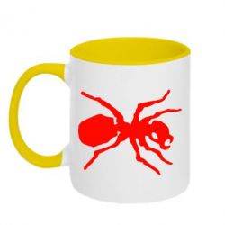 Чашка двухцветная 320ml Муравей