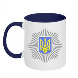 Чашка двухцветная 320ml МВС України - PrintSalon