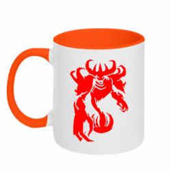 Чашка двухцветная 320ml Nevermore - PrintSalon