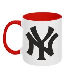 Чашка двухцветная 320ml New York yankees - PrintSalon