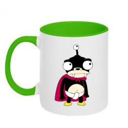 Чашка двокольорова Нібблер - PrintSalon