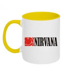 Чашка двокольорова Nirvana смайл