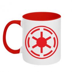 Чашка двухцветная 320ml Новый герб Империи - PrintSalon