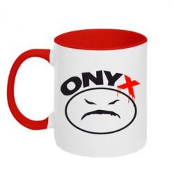 Чашка двухцветная 320ml Onyx - PrintSalon