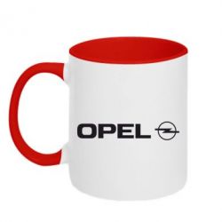 Чашка двокольорова Opel Logo-PrintSalon Чашка двокольорова Opel Logo