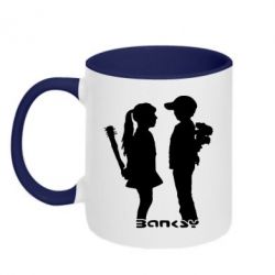 Чашка двокольорова Пара Bancsy