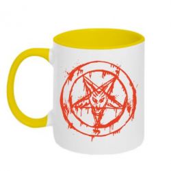 Чашка двокольорова Пентаграма