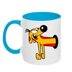 Чашка двокольорова Пес