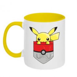 Чашка двокольорова Pikachu in pocket