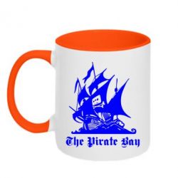 Чашка двухцветная 320ml Pirat Bay - PrintSalon