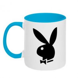 Чашка двокольорова плейбой