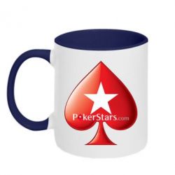 Чашка двокольорова Poker Stars Game