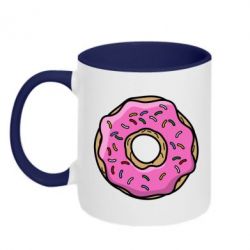 Чашка двокольорова Пончик Гомера