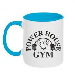 Чашка двокольорова Power House Gym - PrintSalon