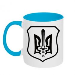 Чашка двухцветная 320ml Правий сектор - PrintSalon