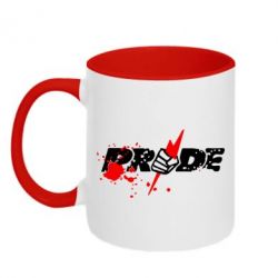 Чашка двухцветная 320ml Pride Logo - PrintSalon