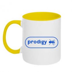 Чашка двухцветная 320ml Prodigy Logo - PrintSalon