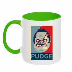 Чашка двухцветная 320ml Pudge aka Obey - PrintSalon
