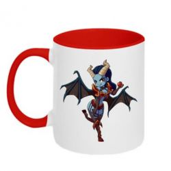 Чашка двухцветная 320ml Queen of Pain - PrintSalon