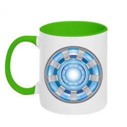 Чашка двухцветная 320ml Реактор Тони Старка - PrintSalon