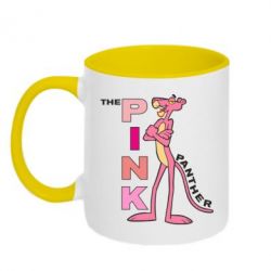 Чашка двокольорова Рожева пантера